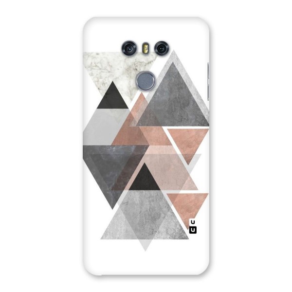 Abstract Diamond Pink Design Back Case for LG G6
