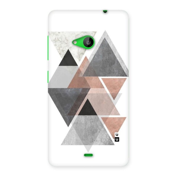 Abstract Diamond Pink Design Back Case for Lumia 535