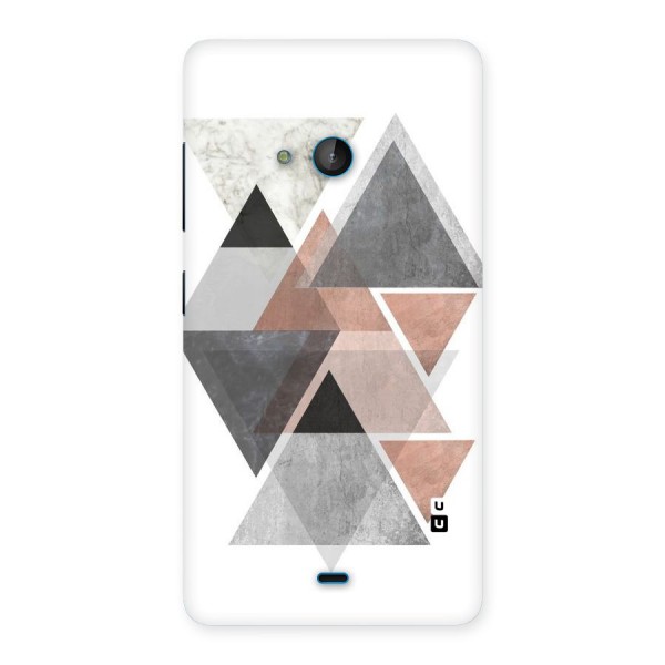Abstract Diamond Pink Design Back Case for Lumia 540
