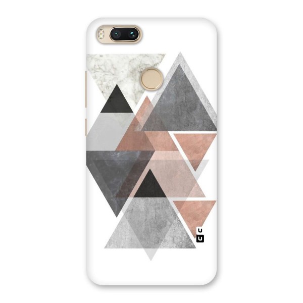 Abstract Diamond Pink Design Back Case for Mi A1