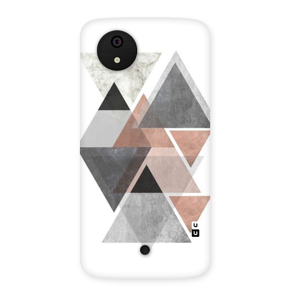 Abstract Diamond Pink Design Back Case for Micromax Canvas A1