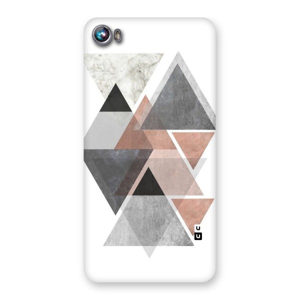 Abstract Diamond Pink Design Back Case for Micromax Canvas Fire 4 A107