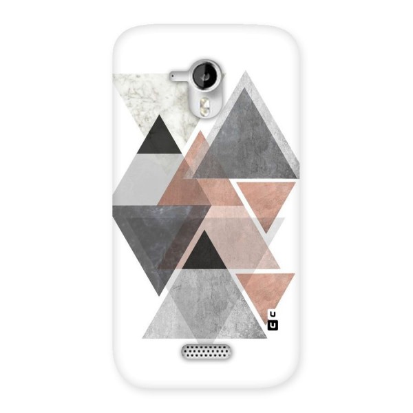 Abstract Diamond Pink Design Back Case for Micromax Canvas HD A116