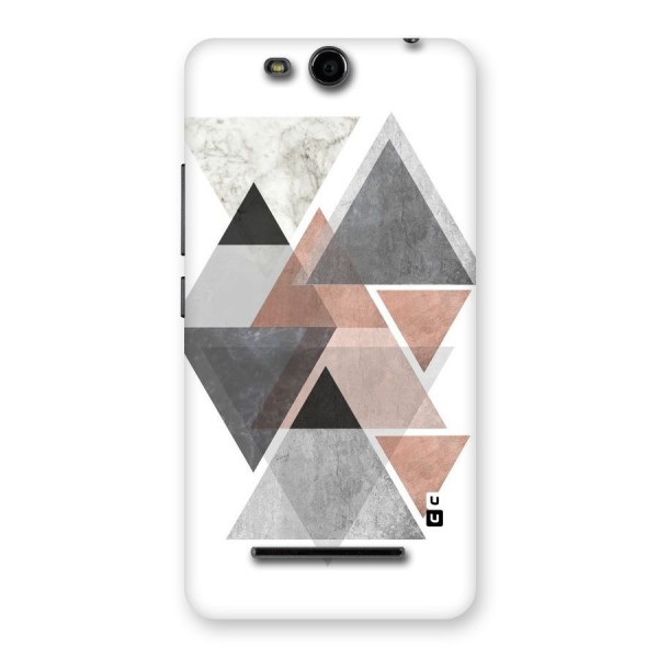 Abstract Diamond Pink Design Back Case for Micromax Canvas Juice 3 Q392