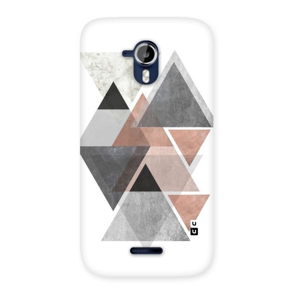Abstract Diamond Pink Design Back Case for Micromax Canvas Magnus A117