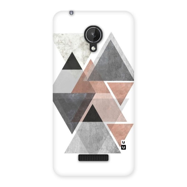 Abstract Diamond Pink Design Back Case for Micromax Canvas Spark Q380