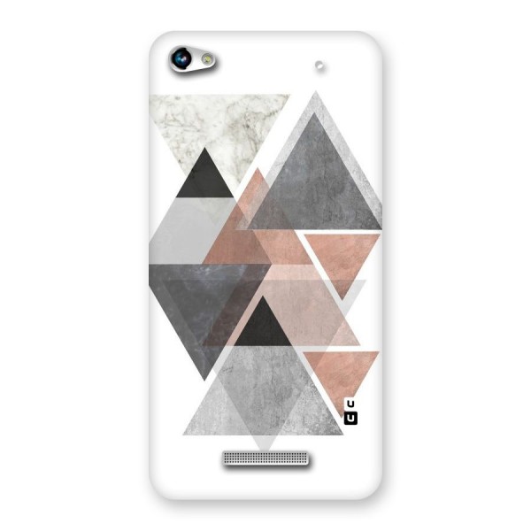 Abstract Diamond Pink Design Back Case for Micromax Hue 2