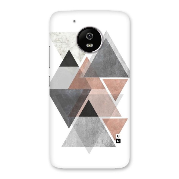 Abstract Diamond Pink Design Back Case for Moto G5