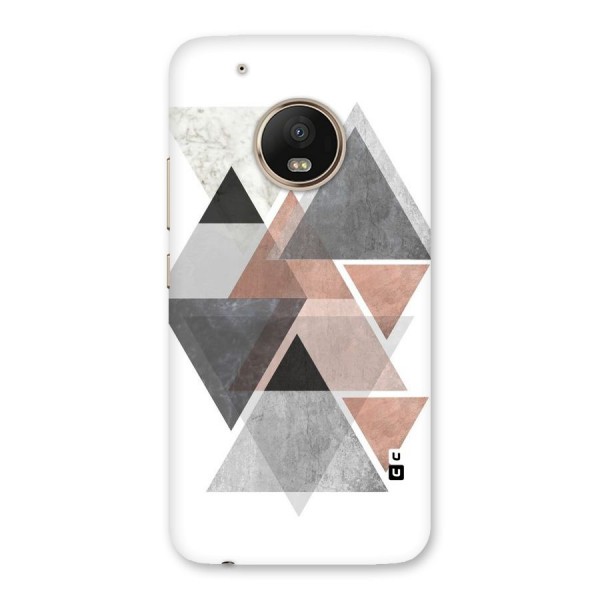 Abstract Diamond Pink Design Back Case for Moto G5 Plus