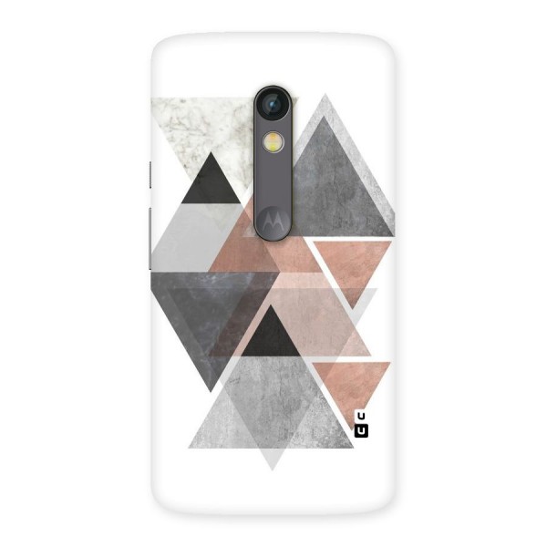 Abstract Diamond Pink Design Back Case for Moto X Play