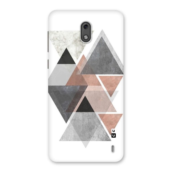 Abstract Diamond Pink Design Back Case for Nokia 2