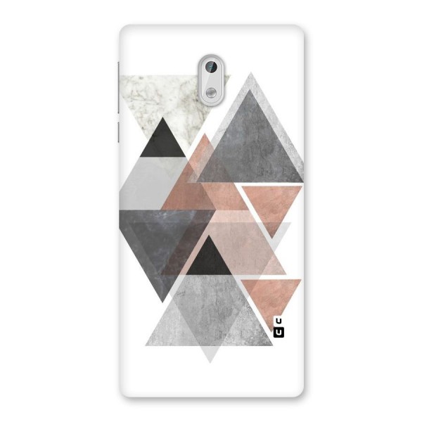 Abstract Diamond Pink Design Back Case for Nokia 3