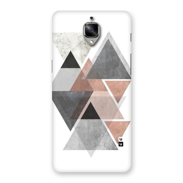 Abstract Diamond Pink Design Back Case for OnePlus 3