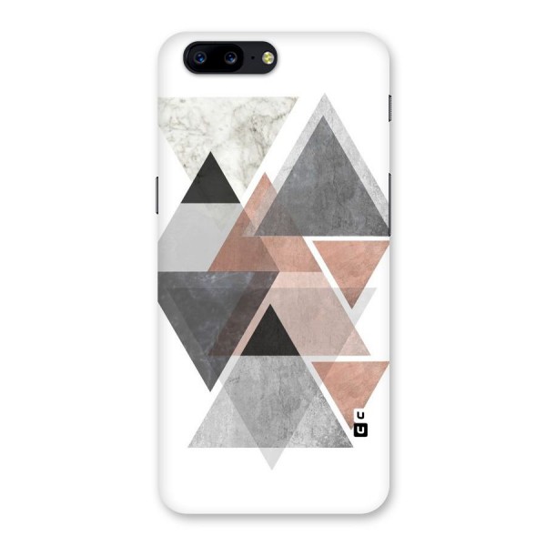 Abstract Diamond Pink Design Back Case for OnePlus 5