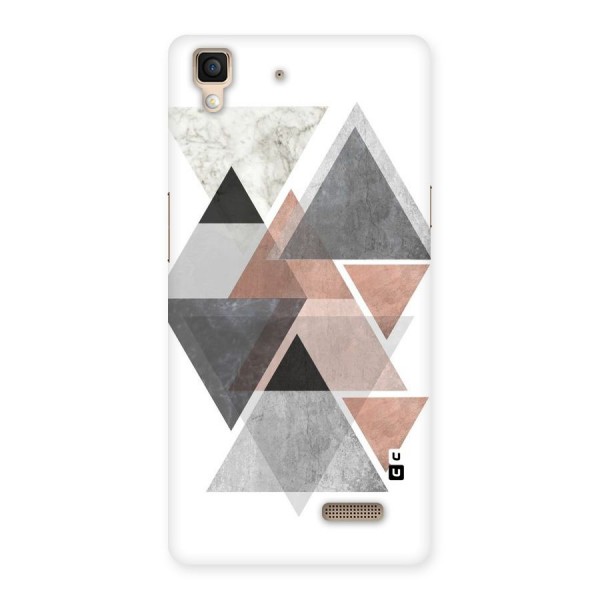 Abstract Diamond Pink Design Back Case for Oppo R7