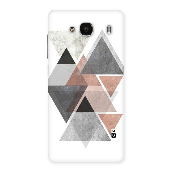 Abstract Diamond Pink Design Back Case for Redmi 2 Prime