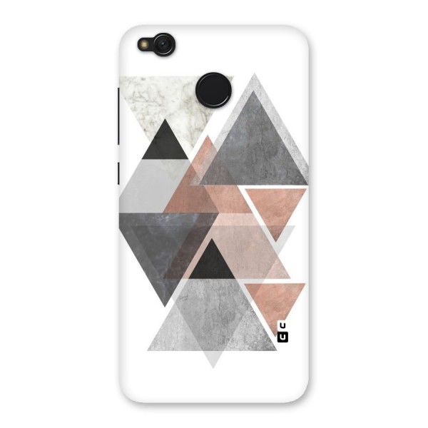 Abstract Diamond Pink Design Back Case for Redmi 4
