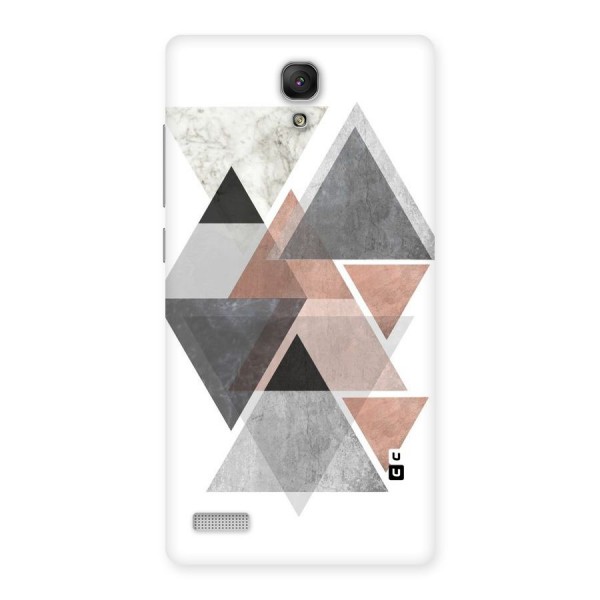 Abstract Diamond Pink Design Back Case for Redmi Note