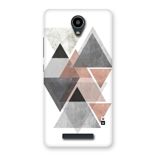 Abstract Diamond Pink Design Back Case for Redmi Note 2