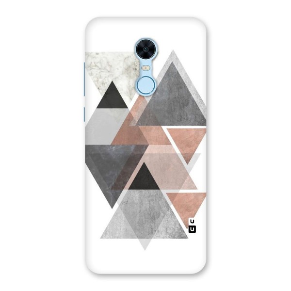 Abstract Diamond Pink Design Back Case for Redmi Note 5