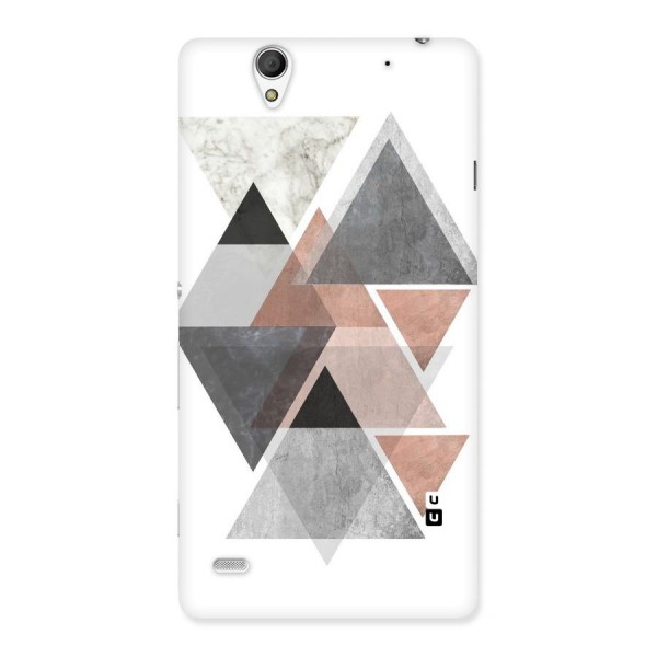 Abstract Diamond Pink Design Back Case for Sony Xperia C4