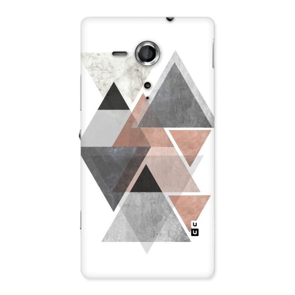 Abstract Diamond Pink Design Back Case for Sony Xperia SP