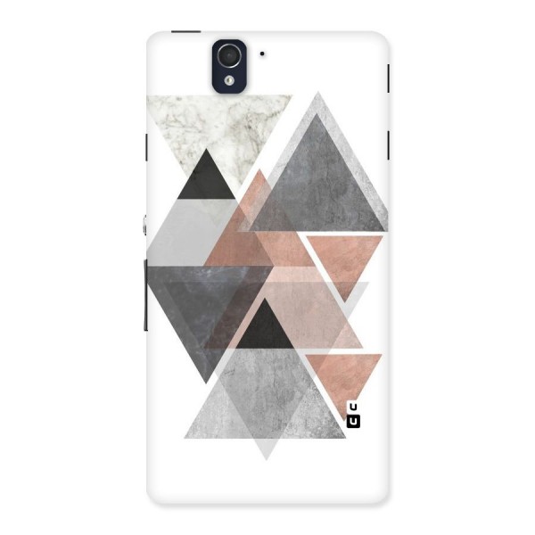 Abstract Diamond Pink Design Back Case for Sony Xperia Z
