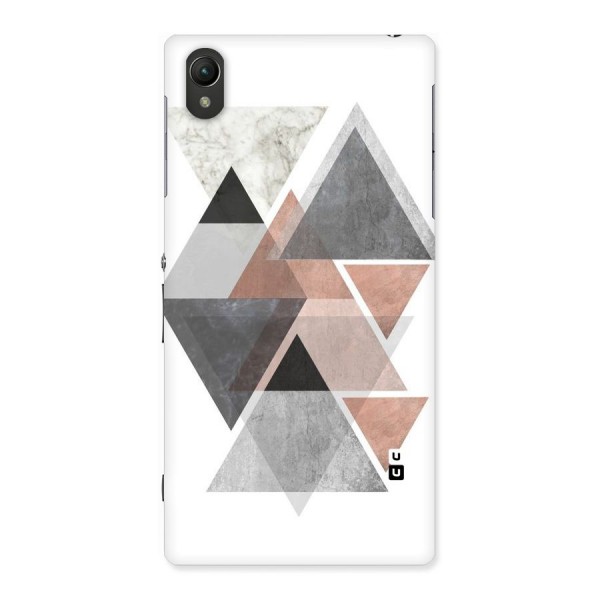 Abstract Diamond Pink Design Back Case for Sony Xperia Z1