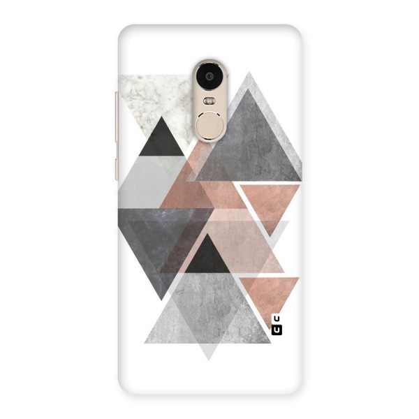 Abstract Diamond Pink Design Back Case for Xiaomi Redmi Note 4