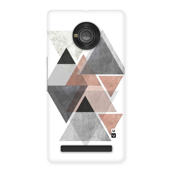 Abstract Diamond Pink Design Back Case for Yu Yunique