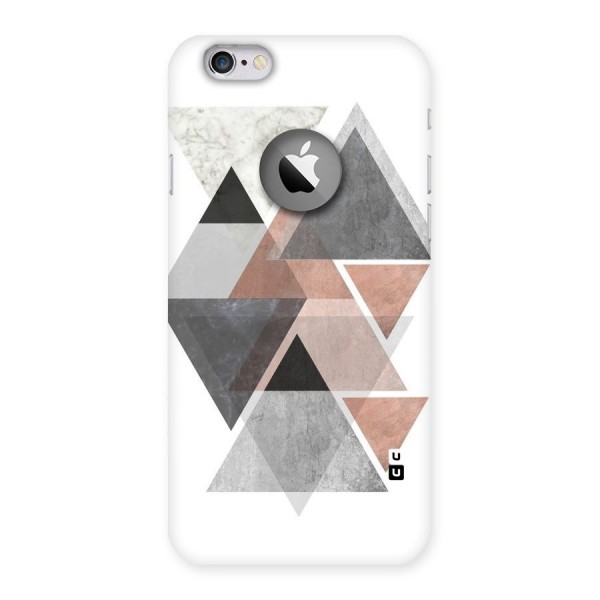 Abstract Diamond Pink Design Back Case for iPhone 6 Logo Cut
