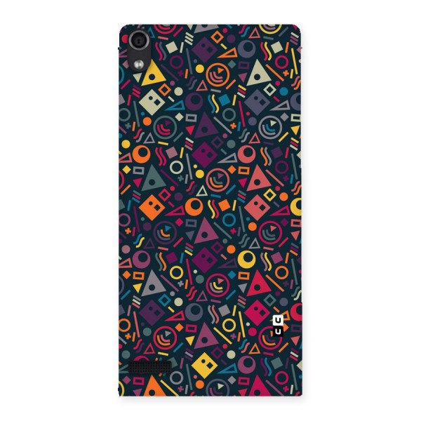 Abstract Figures Back Case for Ascend P6