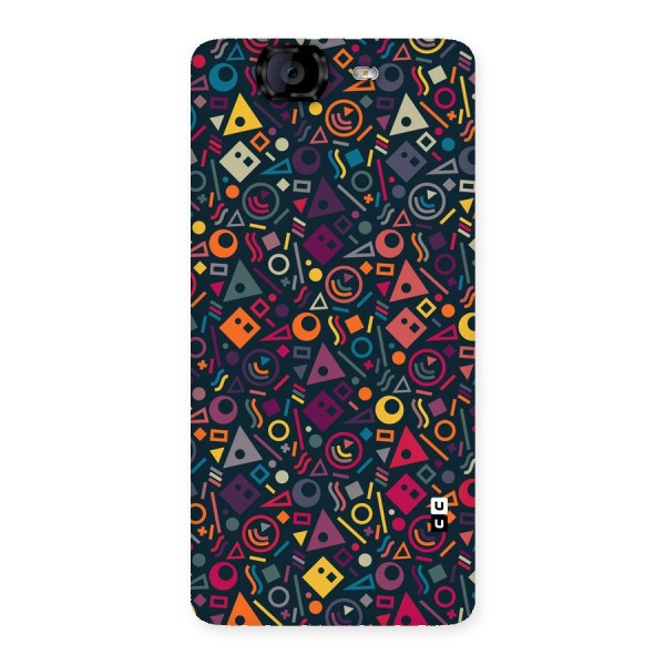 Abstract Figures Back Case for Canvas Knight A350
