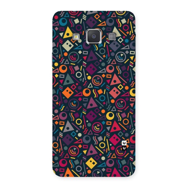 Abstract Figures Back Case for Galaxy A3