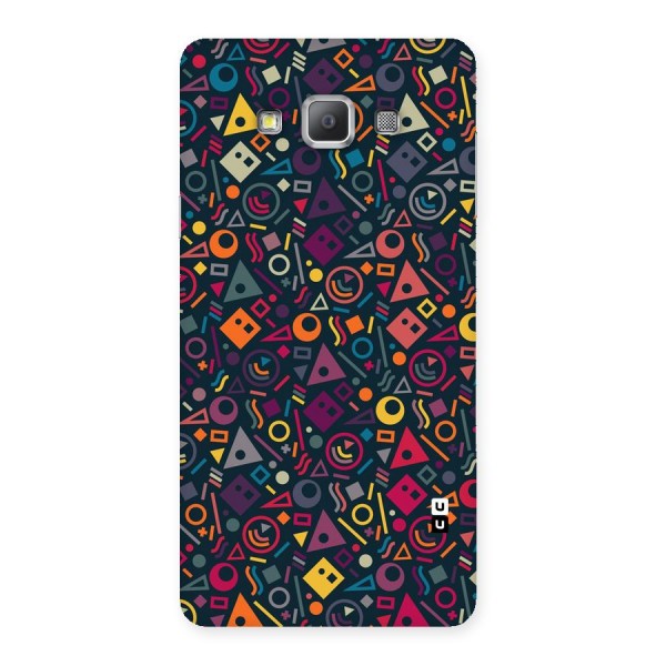 Abstract Figures Back Case for Galaxy A7