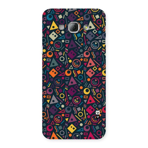 Abstract Figures Back Case for Galaxy A8