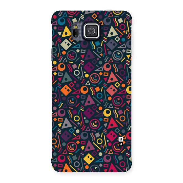 Abstract Figures Back Case for Galaxy Alpha