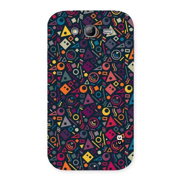 Abstract Figures Back Case for Galaxy Grand