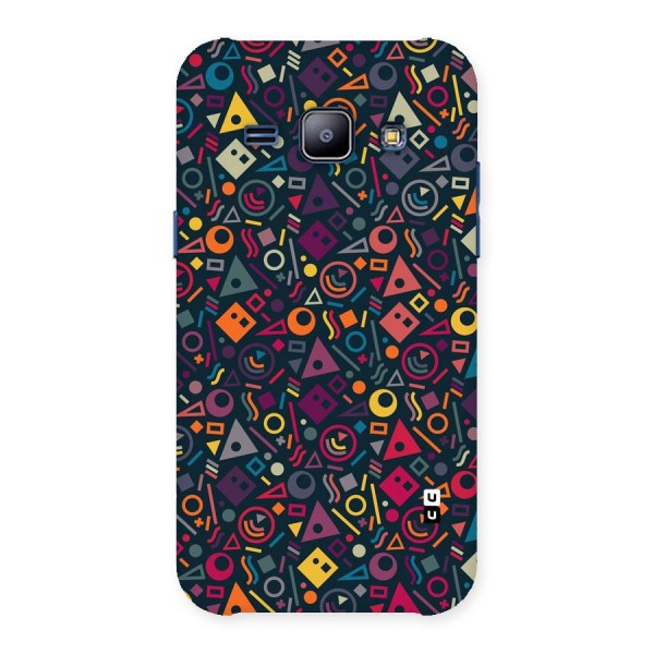 Abstract Figures Back Case for Galaxy J1