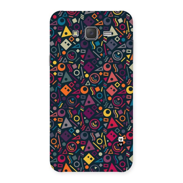 Abstract Figures Back Case for Galaxy J7