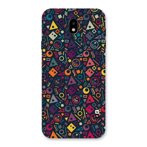 Abstract Figures Back Case for Galaxy J7 Pro