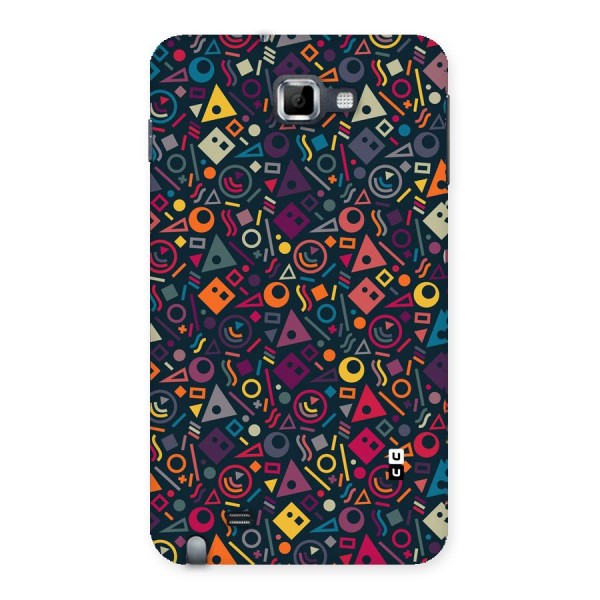 Abstract Figures Back Case for Galaxy Note