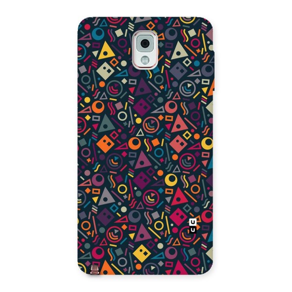 Abstract Figures Back Case for Galaxy Note 3
