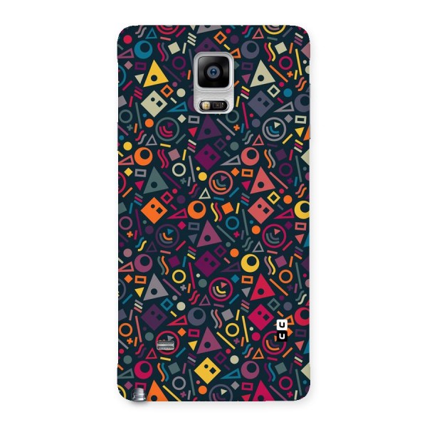 Abstract Figures Back Case for Galaxy Note 4