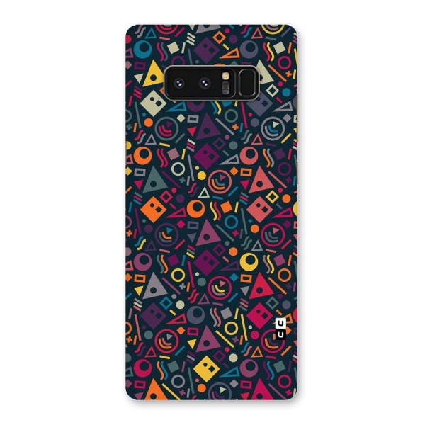 Abstract Figures Back Case for Galaxy Note 8