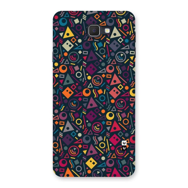 Abstract Figures Back Case for Galaxy On7 2016