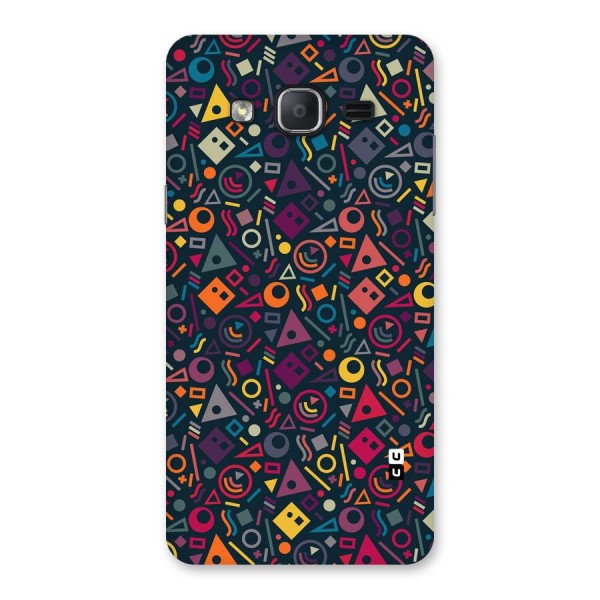 Abstract Figures Back Case for Galaxy On7 Pro