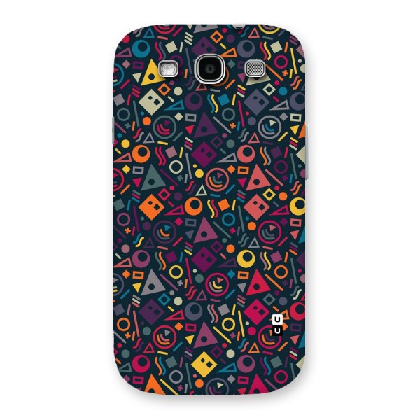 Abstract Figures Back Case for Galaxy S3