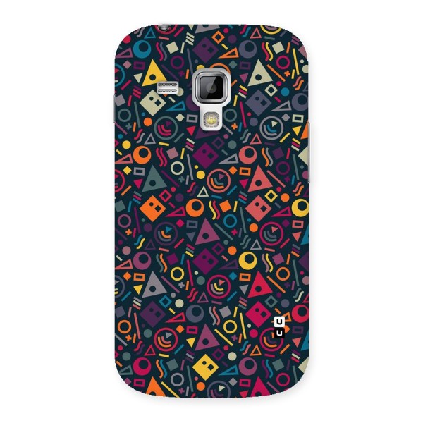 Abstract Figures Back Case for Galaxy S Duos