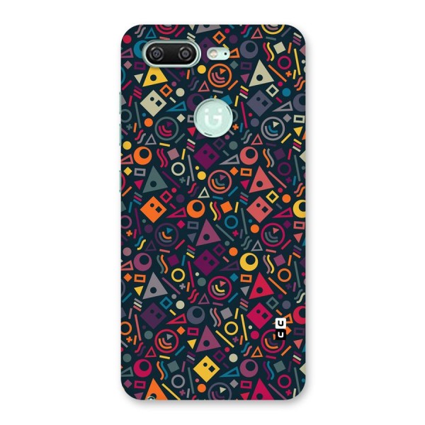 Abstract Figures Back Case for Gionee S10